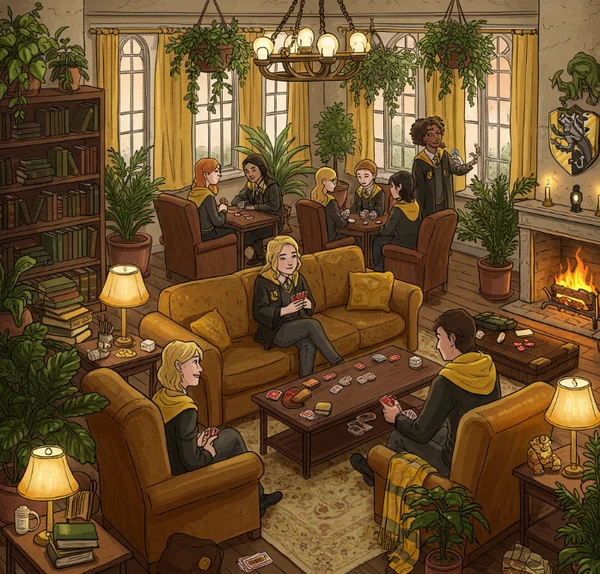 Hufflepuff dorm room