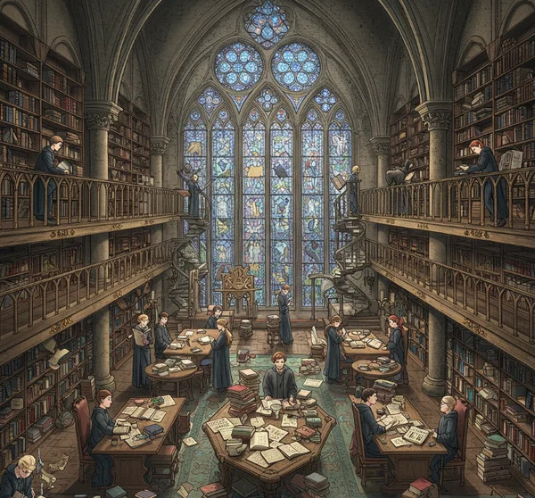 Ravenclaw Tower Illustration