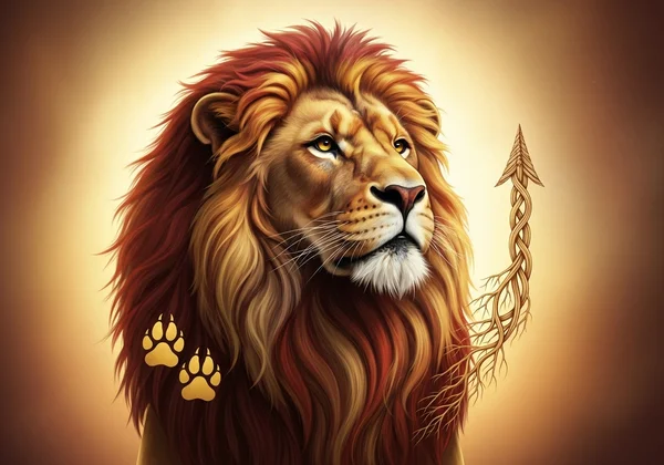 Gryffindor lion, symbolizing courage, loyalty, determination
